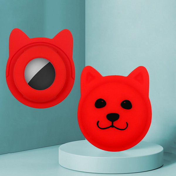 Silicone Pet Protective Case For Apple Airtag Loop GPS Finder Dog Cat Collar Tag