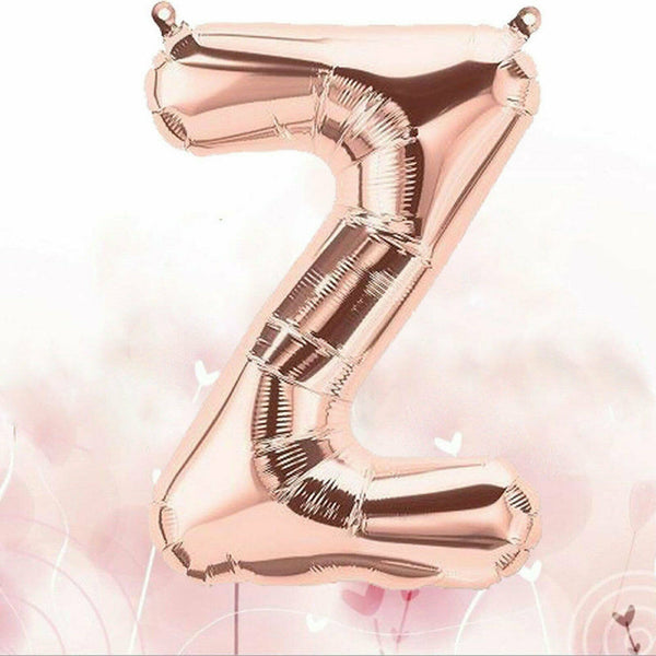 40cm Birthday Foil Balloons Letter Balloon Party Wedding Rose Gold 16