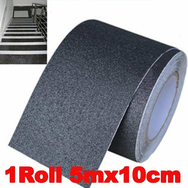 NON SLIP TAPE ANTI SKID Self Adhesive Textured Backed Safety Floor Steps