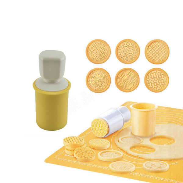 6Pcs/Set Tools Biscuit Mould With 6 Patterns Cutter Mold Cookie Stamp Christmas