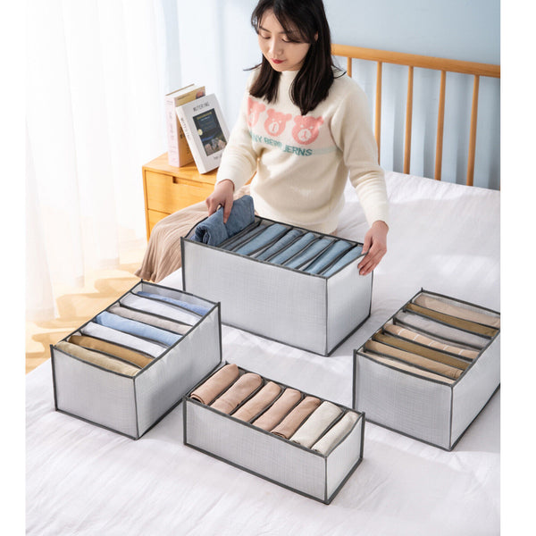 Pant Clothes Storage Box Clothes Storage Jeans Compartment Closet Clothes Drawer