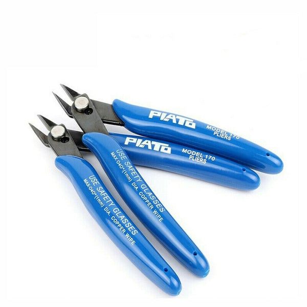 2 Flush Side Cutter Precision Shear Wire Snips Pliers Tool Diagonal Mini Cutters - Lets Party