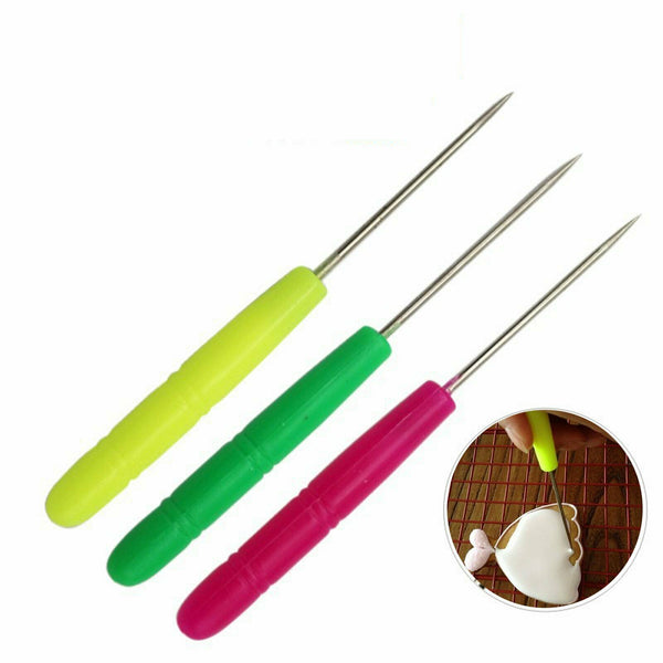 3x Scribe Scriber Needle Tool Cookie Sugarcraft Fondant Cake Carved Decorating - Lets Party