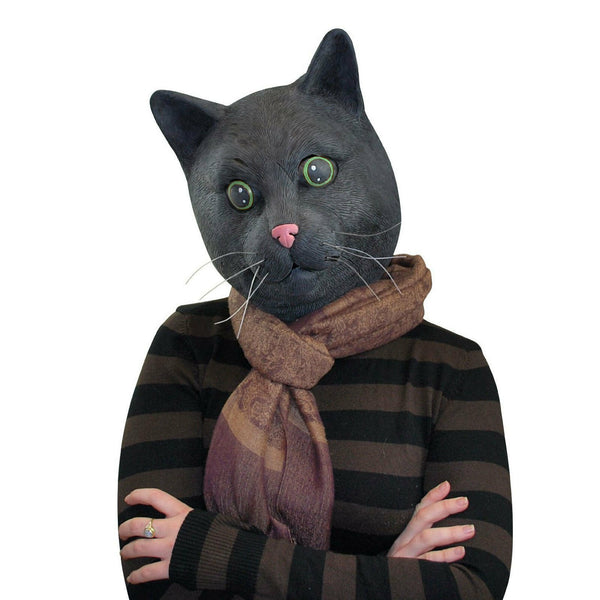 Latex Mask Horse Head Mask Animal Head Creepy Halloween Costume Theater Toy Party - Lets Party