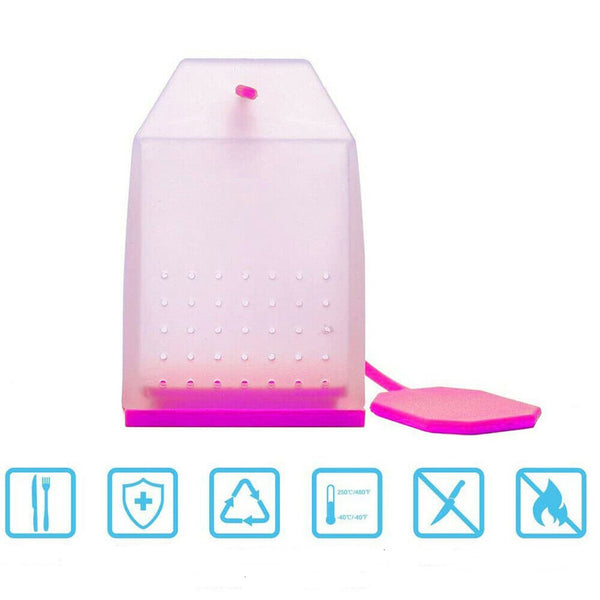 Reusable Tea Infuser Filter Strainer Loose Leaf Silicone Bag Herbal Teas - Lets Party