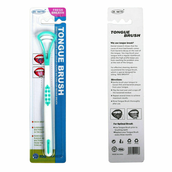 Double Head Tongue Cleaner Oral Care FDA Approved High Quality Dental Scraper - Lets Party