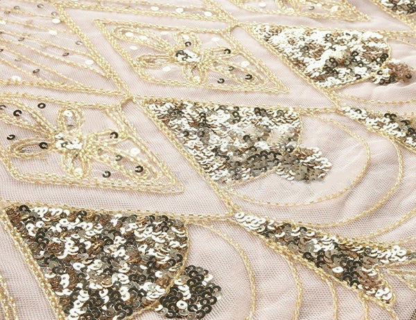 Ladies 1920s Roaring Flapper | Sequin Gatsby Costume | 20's Fancy Dress