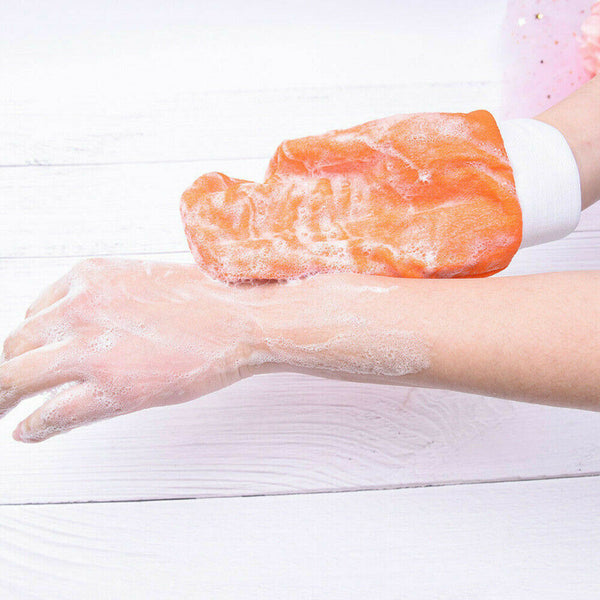 PREMIUM Viscose Exfoliating Glove Facial Spa Mitt Towel Hammam Shower Bath - Lets Party