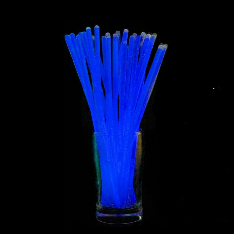 100 Blue Glow Sticks Bracelets Light Party Glowsticks Glow in the dark Toys Light - Lets Party