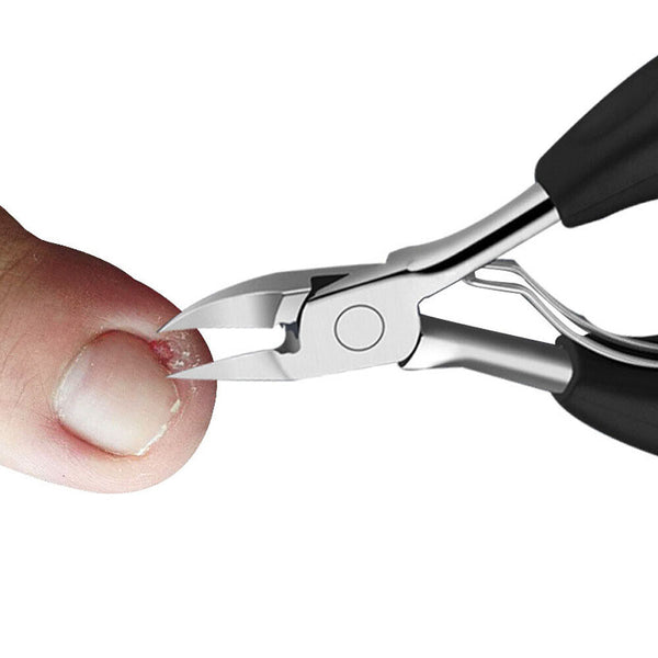 Blue Toe Nail Cutter Clipper Nipper Chiropody Fungus Ingrown Scissors Tool Heavy Duty - Lets Party