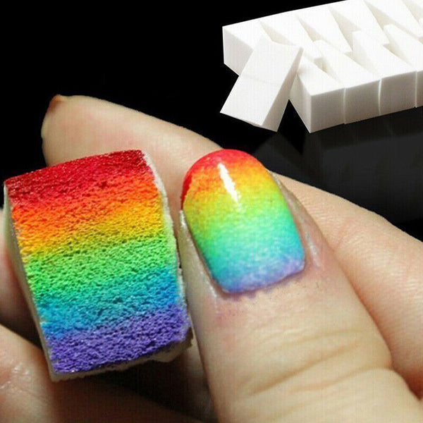 Makeup Sponge Cosmetic Wedge Nail Art Latex Blend Foundation Contour Facial Puff