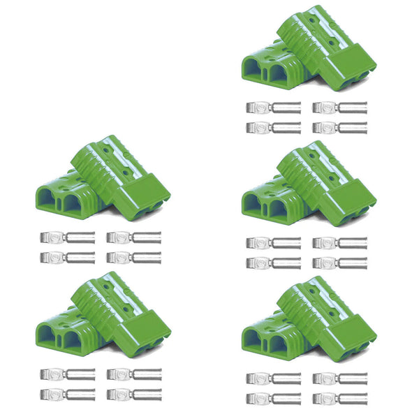 12Sets Connectors Anderson Style Plug DC Power 50AMP Solar Caravan 6AWG GREEN AU