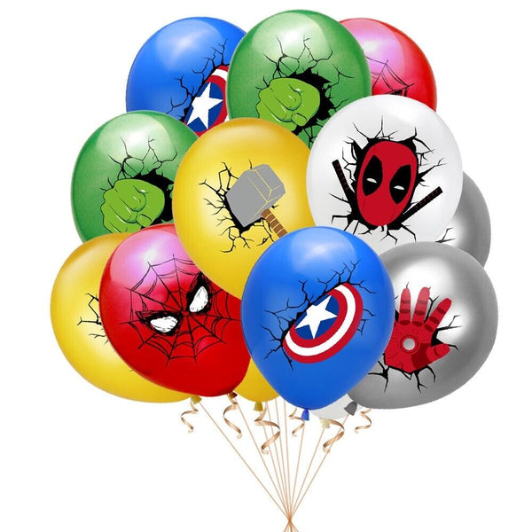 Avengers Party Supplies Set – Kids Superhero Birthday Decorations Kit