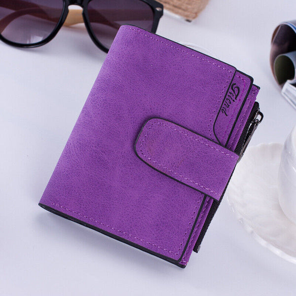 Wallet Short Small Coin Purse Ladies Folding Card Holder PU Leather for Women AU