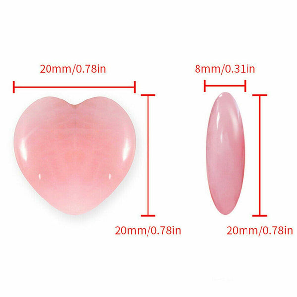 Natural Crystal Quartz Carved Worry Gemstone Healing Stone Mixed DIY Crafts Jewe