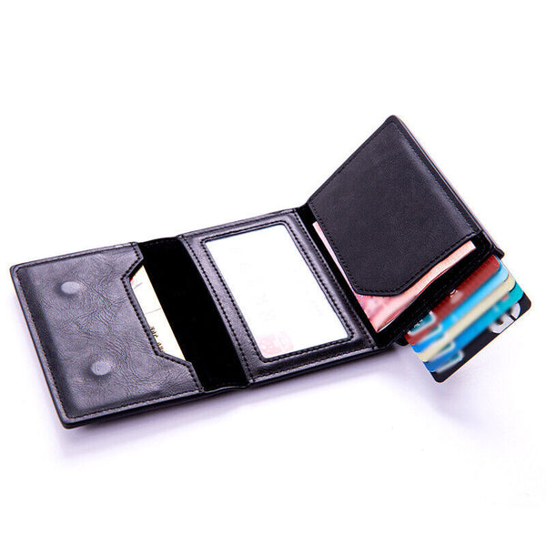 For Airtag Wallet PU Leather Credit Card Money Holder AirTag Case Air Tag Cover