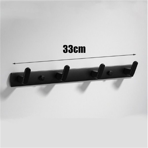Hooks Key Coat Clothes Door Holder Rack Hook Aluminum Wall-Mounted Hanger