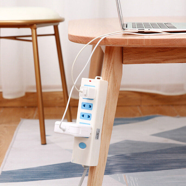 Magic Power Strip Plug Holder Seamless Punch-free Socket Sticker Wall Fixer
