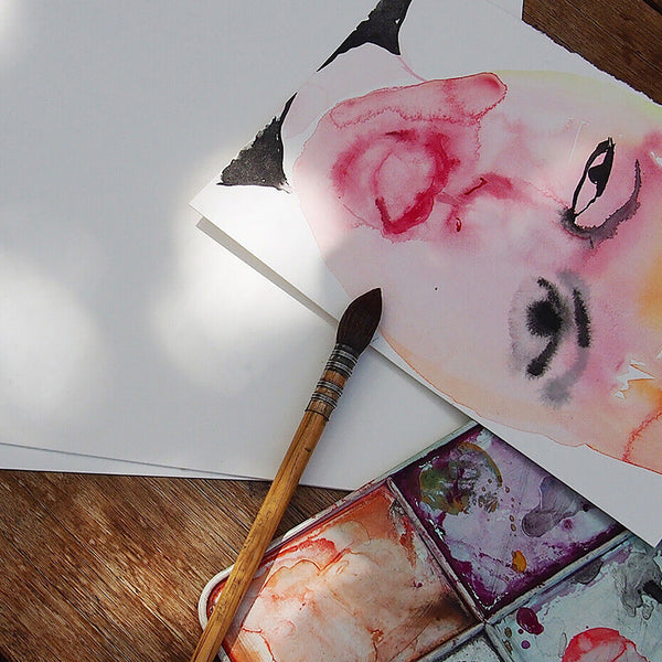 50X A5 Watercolour Paper 100% Cotton 160gsm Artists' Quality Papers Cold Pressed