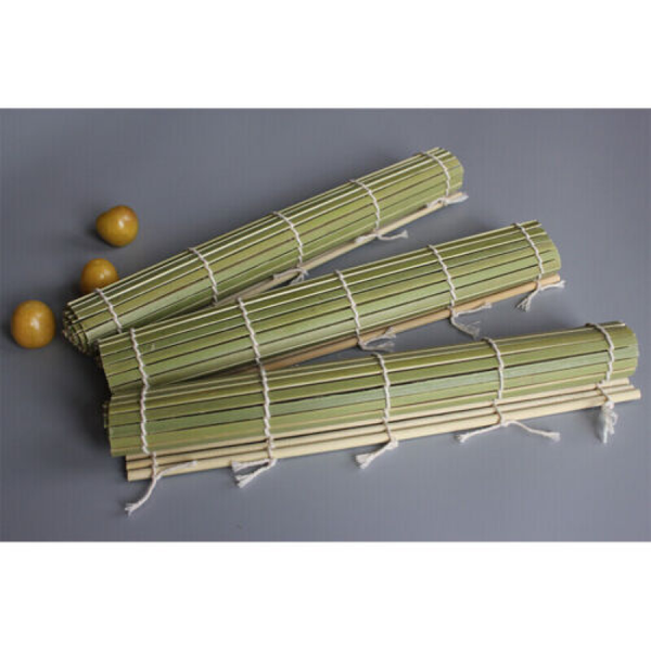 Heavy Duty Bamboo Sushi Mat Rice Roller Roll Maker Tool DIY Kit Mold Kitchen AU