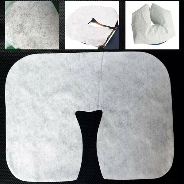Disposable Cushion Circle Cover Massage Table Fitted Head Face Rest AU