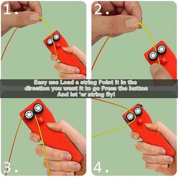 Lasso String Shooter Handheld Zip String R 2022 Loop Lasso String Shooter Toy
