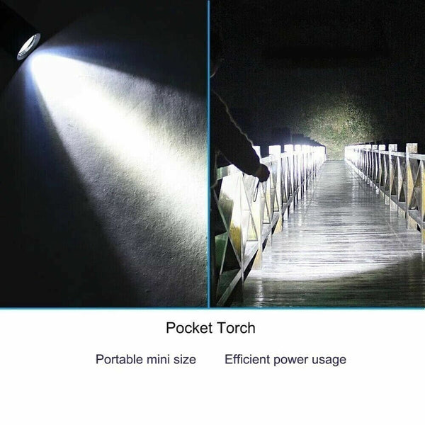 4x Mini Light Pen Micro Tiny Penlight Small LED Torch Tactical Flashlight Bright