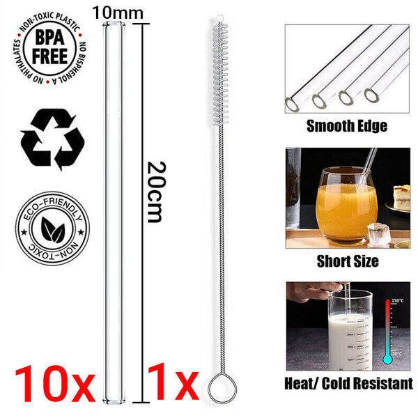 10mm 1.5mm Thick Wall Borosilicate Glass Tube Pyrex Blowing Lab Tubing