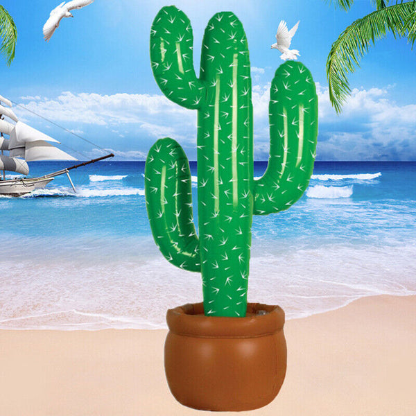 Cactus Decorations Party Mexican Cowboy Supplies Prop Inflatable Blow Up Western