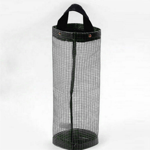 Plastic Bag Holder Dispenser Mesh Storage Tash Garbage Bags Organizer Hanging AU
