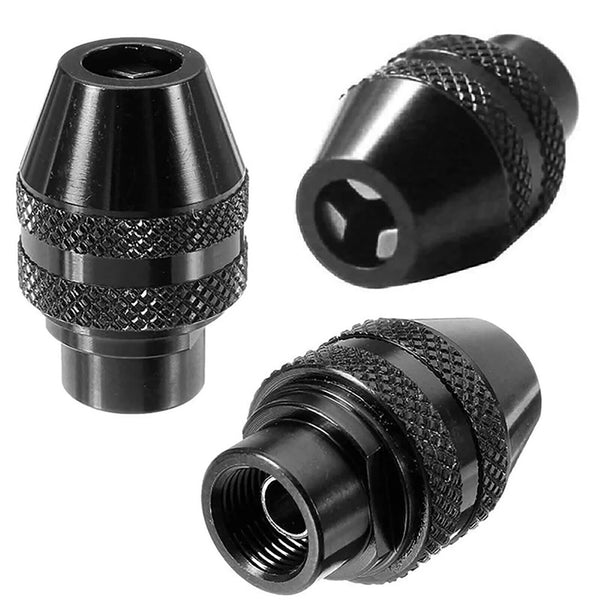 3PCS Multi Function Drill Chuck 0.4-3.2mm Replace Clamps For Rotary Tools AU NEW