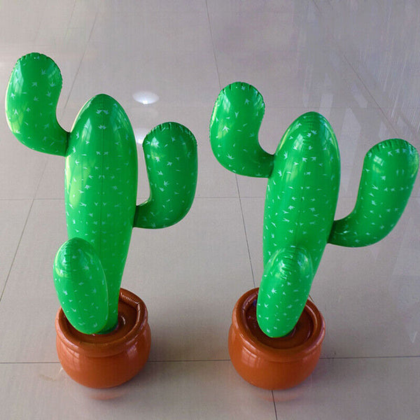 Cactus Decorations Party Mexican Cowboy Supplies Prop Inflatable Blow Up Western