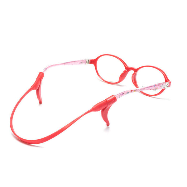 Silicone Glasses Lanyard Eyeglasses Holder Neck Cord Strap Ear Grip Hooks Kids