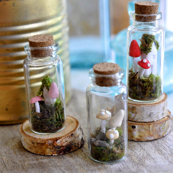 20pcs Mini Glass Vials Container Bottles With Cork Top Mini Wish Bottle Jar 40ml