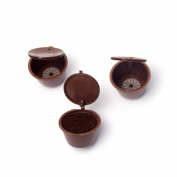 2 Sets Coffee Filter Pod Cup Nescafe Reusable Pod Capsule Refillable Dolce Gusto