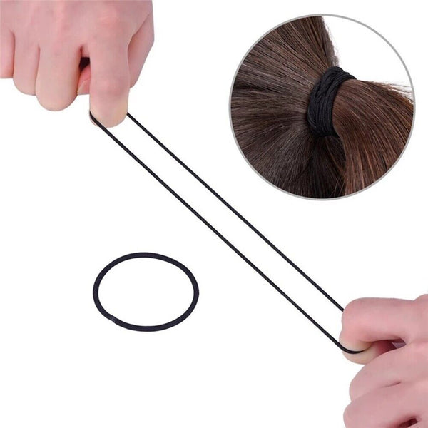 100PCS HairBands Ties Hair Elastic Scrunchies Women Girls Accessories bands AUS - Lets Party