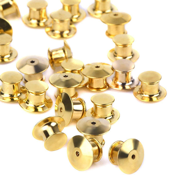Backs Locking Pin Keepers Badge-Pin Locks Pin For Lapel Enamel Pins