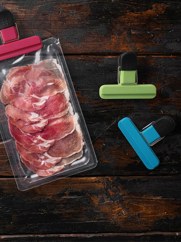 6-12PCS Sealing Chip Clips Plastic Sealer Grip Snack Food Storage Bag Sealing AU