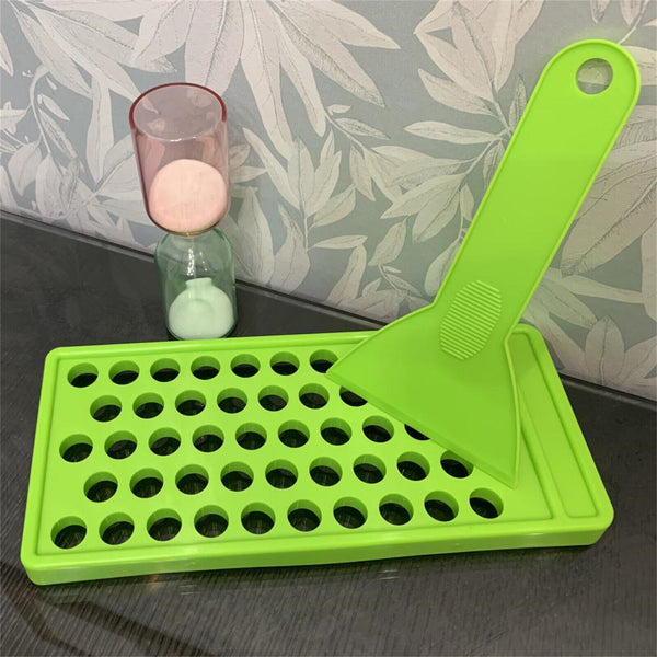 5ML Lip Balm Filling Tray & Spatula Set 50 Lip Balm Containers Handmade DIY Tool