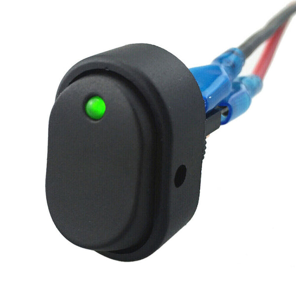 16pcs 12V 30A Heavy Duty Red LED OFF/ON Rocker Toggle Switch Car Motor Boat AU