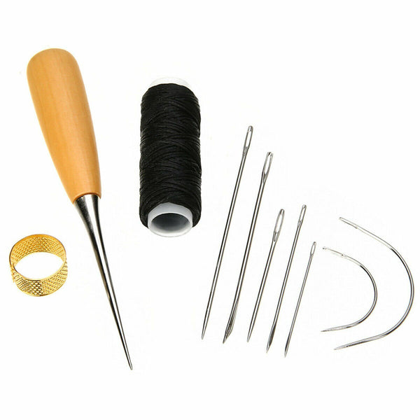 1 SET Sewing Needle Tool Kit Stiching for Leather Sail & Canvas