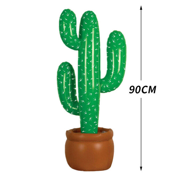 Cactus Decorations Party Mexican Cowboy Supplies Prop Inflatable Blow Up Western