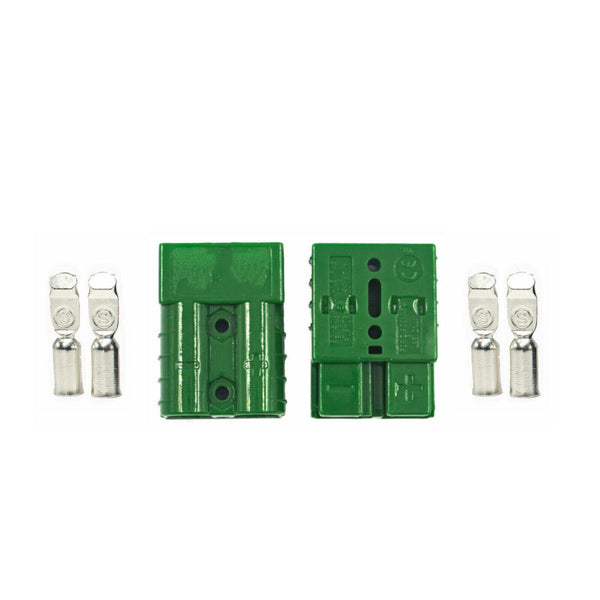 6x Connectors Anderson Style Plug DC Power 50AMP Solar Caravan 6AWG GREEN