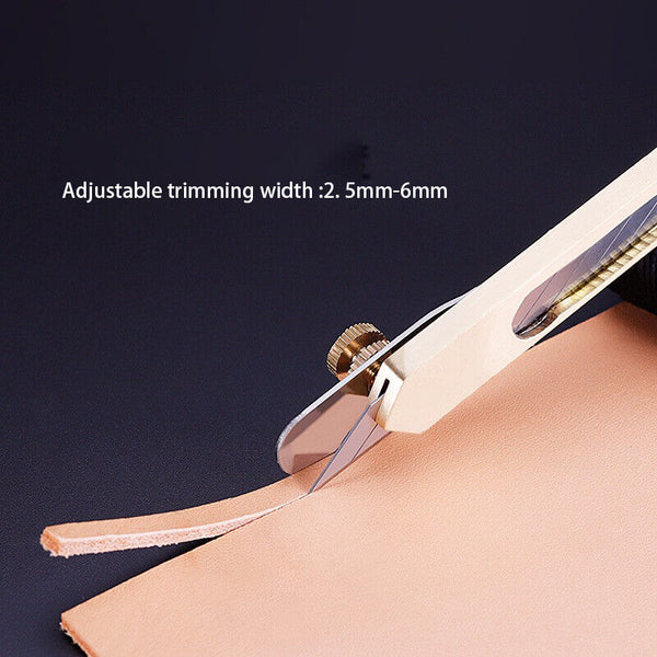Leather Cutter Strip Strap Cutting Craft Tool Practical DIY Hand Trimming Tool