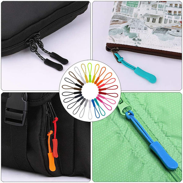 Mixed Color Zipper Pulls Zipper Pullers Replacement Broken Zip Cord Puller