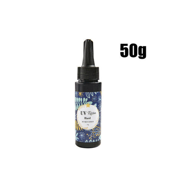Hard UV Resin Glue Clear Crystal DIY Handmade Epoxy Crafts Casting Jewelry Mold