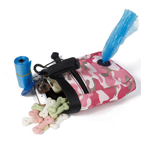 Pet Puppy Dog Obedience Training Treat Bag Feed Pouch Training Snack Waist Bag
