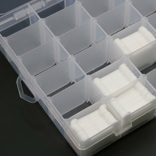129Pcs Set Embroidery Floss Cross Stitch Organizer Storage Box Thread Bobbins AU