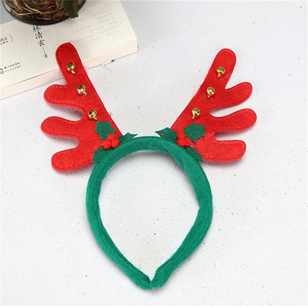 5PCS Womens Christmas Reindeer Deer Antler Costume Ear Party Hair band headband