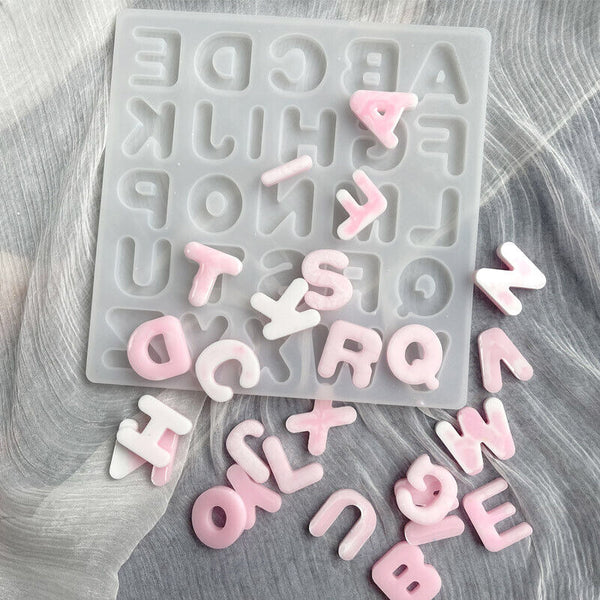 Jewelry Pendant Epoxy Resin Mould Alphabet Silicone Mold DIY English Letter AU